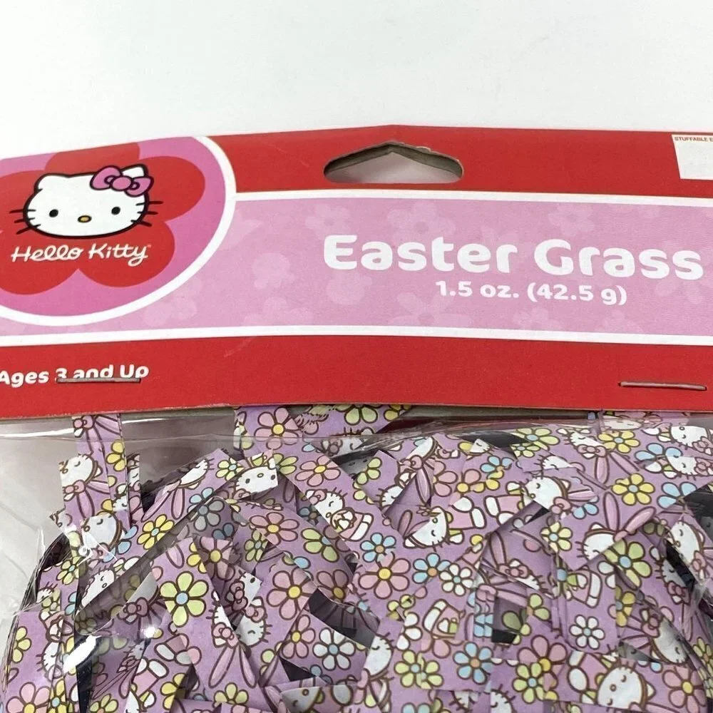 Hello Kitty Easter Grass Gift Wrap